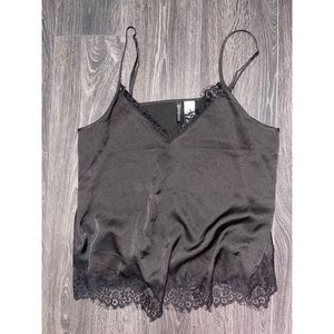 H&M satin/silk blouse